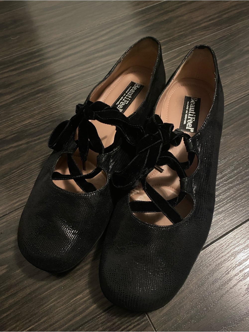 Lace Up Ballerina Flats size 38